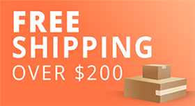 free shipping on purchases over 200$